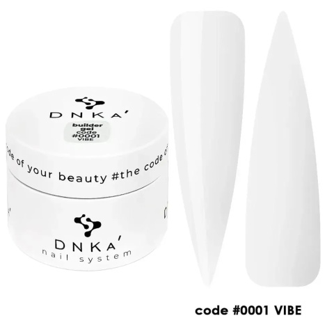 DNKa Builder Gel 0001 Vibe 30 ml żel budujący przezroczysty clear