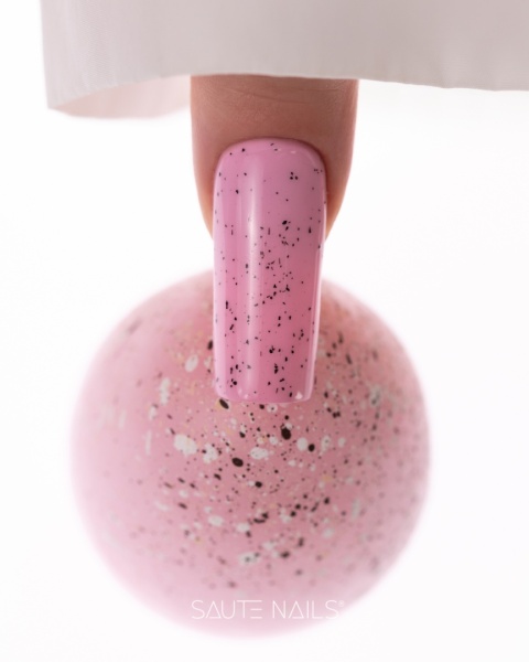 Saute Nails Eggshell Top No Wipe 8 ml top hybrydowy efekt