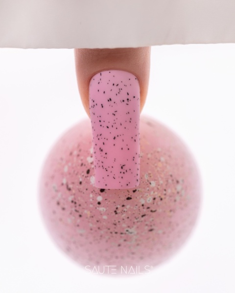 Saute Nails Eggshell Matt Top No Wipe 8 ml top matowy efekt