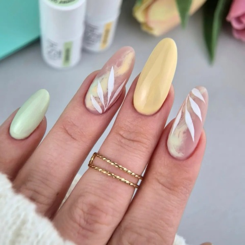 YOSHI Lakier hybrydowy 274 Soft Pollen 6ml pastel żółty