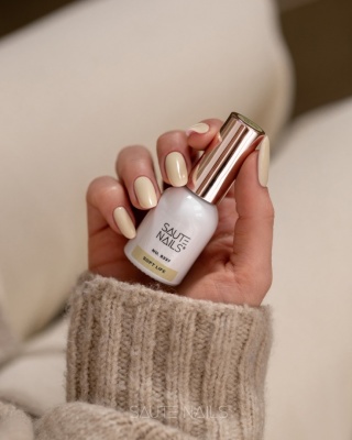 Saute Nails Lakier hybrydowy S337 Soft Life maślany żółty 8 ml