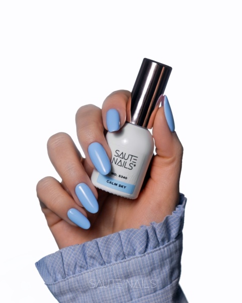 Saute Nails Lakier hybrydowy S340 Calm Sky niebieski 8 ml
