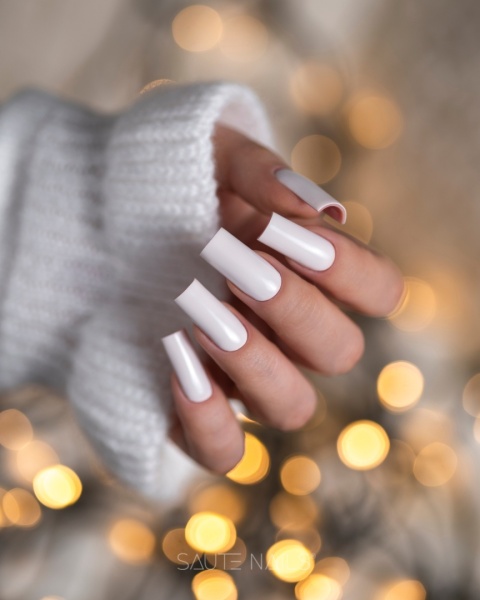 Saute Nails S330 Frosted Kiss mleczny róż lakier hybrydowy