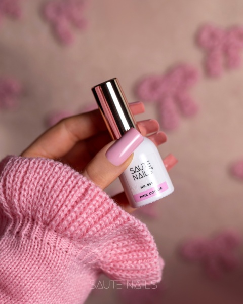 Saute Nails S331 Pink Cookie jasny pastelowy róż lakier hybrydowy