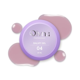 DIVNA Balmy Gel 04 – brudno różowy żel budujący, średnia gęstość, 15ml, słoiczek