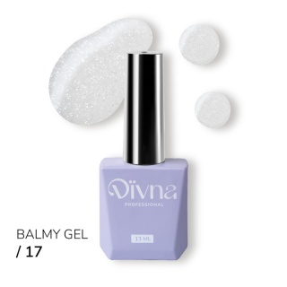 DIVNA Balmy Gel 17 mleczny żel z drobinkami o konsystencji bazy 13 ml