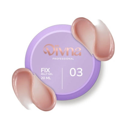 DIVNA Fix Jelly Gel 03 20 ml Beżowy żel o konsystencji galaretki