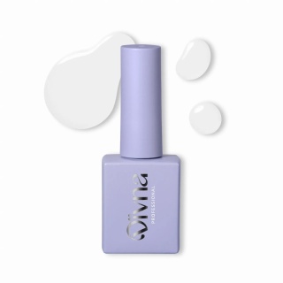 DIVNA Lakier Hybrydowy Ultra White 7 ml – Kryjąca Biel do Manicure