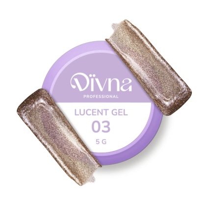 DIVNA Lucent Gel 03 Dark Gold, 5 g