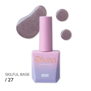 DIVNA Skilful Base 27 ciemno beżowa baza hybrydowa 13 ml new formula