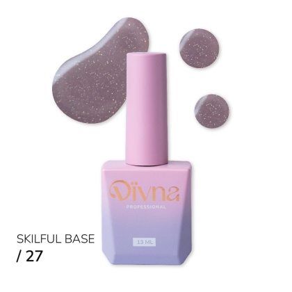 DIVNA Skilful Base 27 ciemno beżowa baza hybrydowa 13 ml new formula