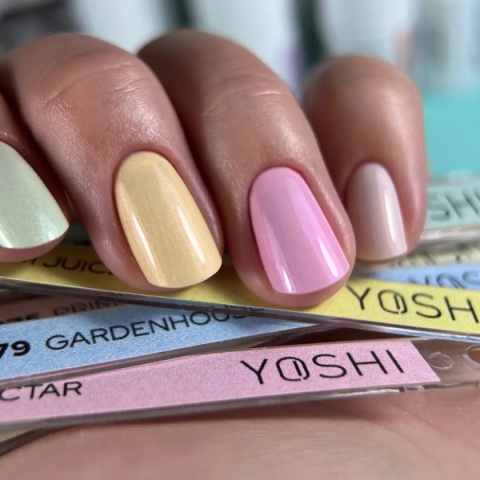 YOSHI Lakier hybrydowy 276 Morning Nectar 6ml pastel róż