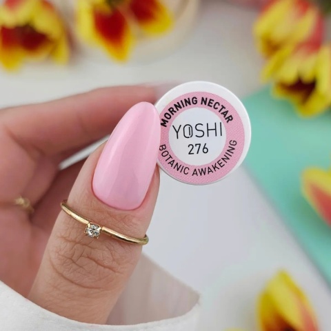 YOSHI Lakier hybrydowy 276 Morning Nectar 6ml pastel róż