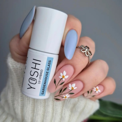 YOSHI Lakier hybrydowy 279 Gardenhouse Glass 6ml błękit