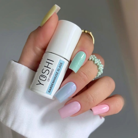 YOSHI Lakier hybrydowy 279 Gardenhouse Glass 6ml błękit