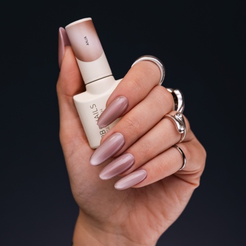 PB Nails Lakier hybrydowy Anja Cat Eye 8ml brązowy Catwalk