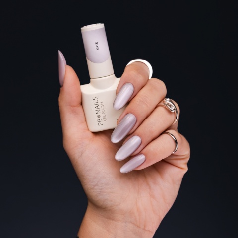 PB Nails Lakier hybrydowy Kate Cat Eye 8ml srebrny Catwalk