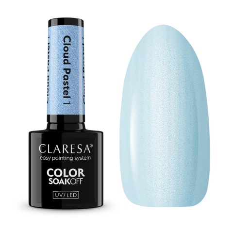 Claresa Lakier Hybrydowy Cloud Pastel 1 – 5g perłowy pastel