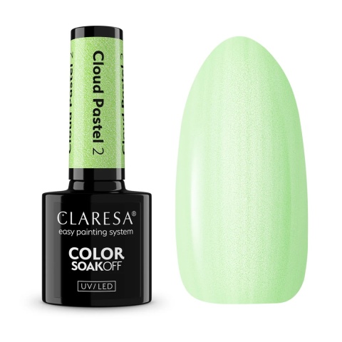 Claresa Lakier Hybrydowy Cloud Pastel 2 – 5g perłowy pastel