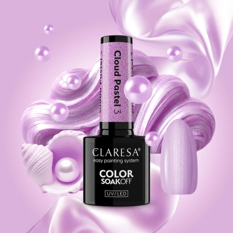 Claresa Lakier Hybrydowy Cloud Pastel 3 – 5g perłowy pastel
