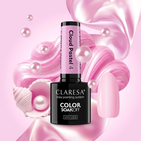 Claresa Lakier Hybrydowy Cloud Pastel 4 – 5g perłowy pastel