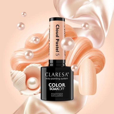 Claresa Lakier Hybrydowy Cloud Pastel 5 – 5g perłowy pastel