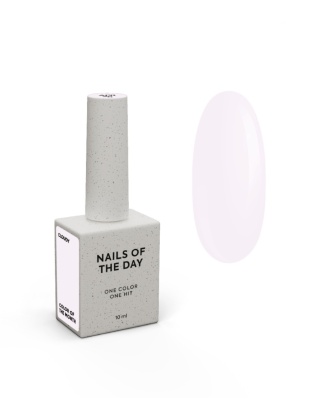 NAILSOFTHEDAY Color of the Month April 2026 Cloudy – mleczno-różowy lakier hybrydowy 10 ml