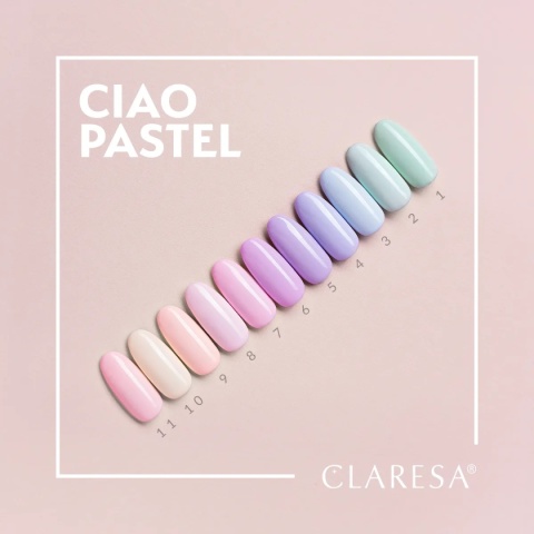 Claresa Lakier Hybrydowy Ciao, Pastel! 5 – 5g pastelowy kolor