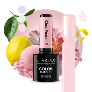 Claresa Lakier Hybrydowy Ciao, Pastel! 11 – 5g pastelowy kolor