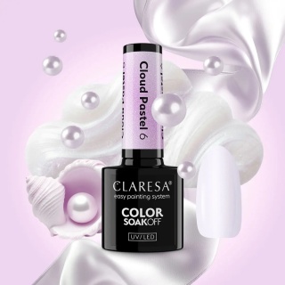 Claresa Lakier Hybrydowy Cloud Pastel 6 – 5g perłowy pastel
