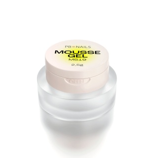 PB Mousse Gel MS19 neonowy żółty żel do zdobień 3w1