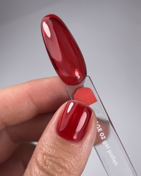 NAILSOFTHEDAY Vitrage 02 czerwony lakier witrażowy 10ml