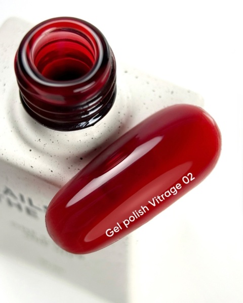 NAILSOFTHEDAY Vitrage 02 czerwony lakier witrażowy 10ml