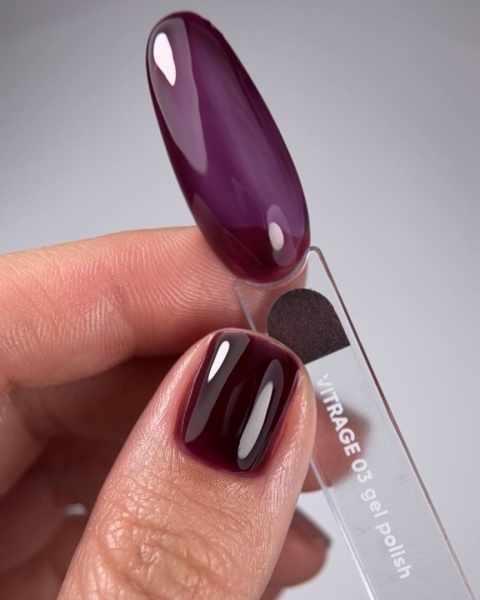 NAILSOFTHEDAY Vitrage 03 śliwkowy lakier witrażowy 10ml