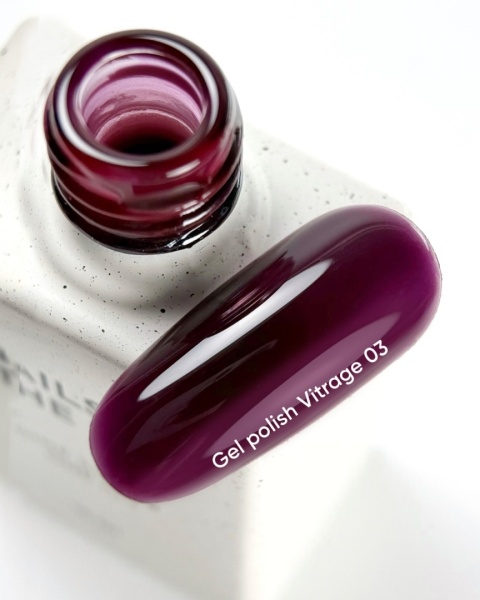 NAILSOFTHEDAY Vitrage 03 śliwkowy lakier witrażowy 10ml