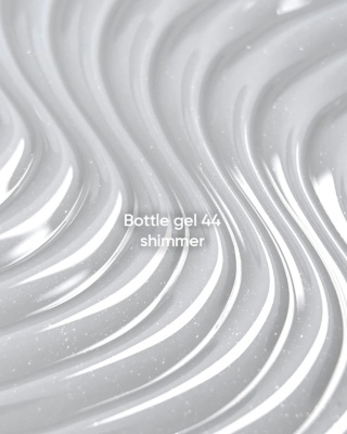 NAILSOFTHEDAY Bottle Gel 44 biały żel z drobinką do paznokci 10ml