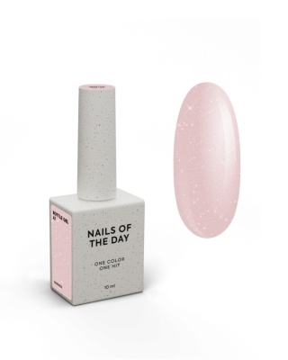 NAILSOFTHEDAY Bottle Gel 47 chłodny róż żel z drobinką 10ml