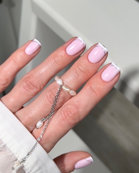 NAILSOFTHEDAY French 01 mleczny róż lakier hybrydowy 10ml