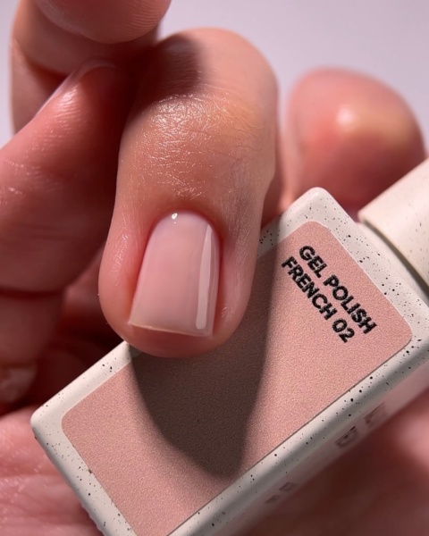 NAILSOFTHEDAY French 02 beżowy lakier hybrydowy do french 10ml