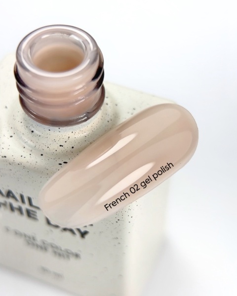 NAILSOFTHEDAY French 02 beżowy lakier hybrydowy do french 10ml