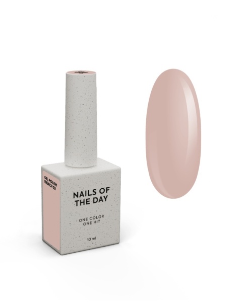 NAILSOFTHEDAY French 02 beżowy lakier hybrydowy do french 10ml