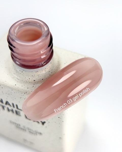 NAILSOFTHEDAY French 03 ciepły beż lakier hybrydowy do french 10ml