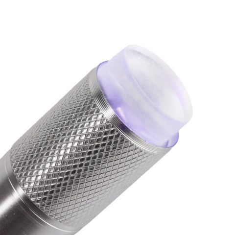 Mini latarka UV LED 9W do paznokci + stempel do stampingu