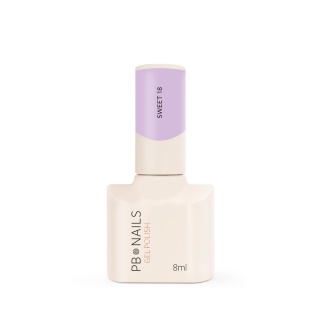 PB Nails Sweet 18 8ml – pastelowy fiolet lakier hybrydowy