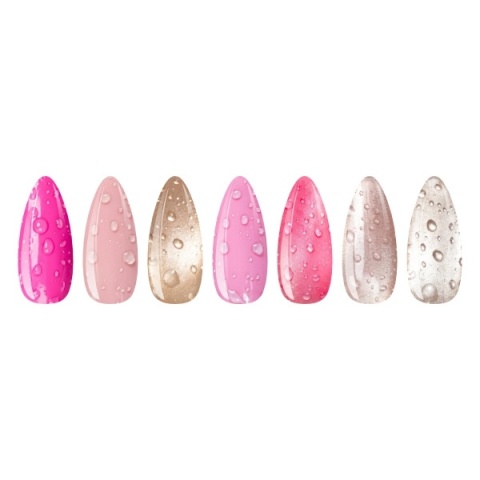 EM Nail Water Drops Dry Top Coat 6ml – efekt kropli rosy 3D