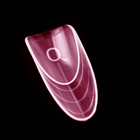 EM Nail Dual Form Pink Perfect Almond 150 szt. – formy migdał