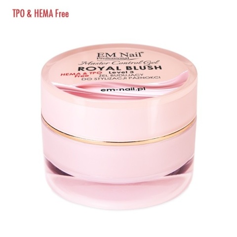 EM Nail Master Control Gel Level 3 Royal Blush 30ml – żel różany