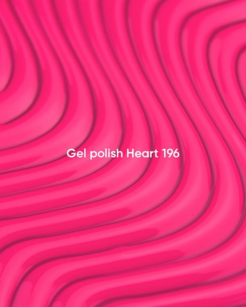 NAILSOFTHEDAY Heart 196 – neonowy róż 10 ml