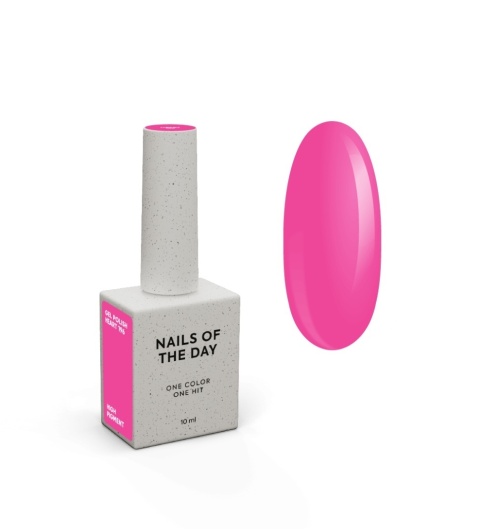 NAILSOFTHEDAY Heart 196 – neonowy róż 10 ml