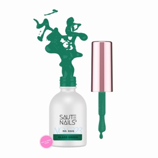 Saute Nails S323 Glass Green półtransparentny lakier